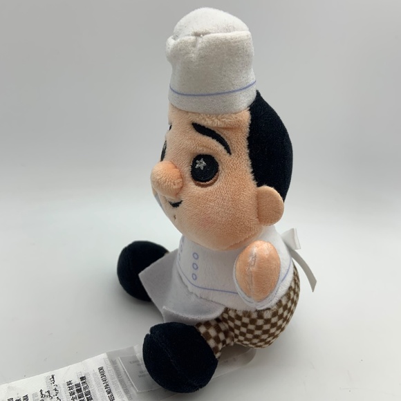 Disney Wishables Remy's Ratatouille Adventure Chef Auguste Gusteau 6" Mini Plush - Picture 6 of 9